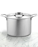 All-Clad D5 Brushed 5-ply Bonded 12 qt Stock Pot with Lid & SS spatula
