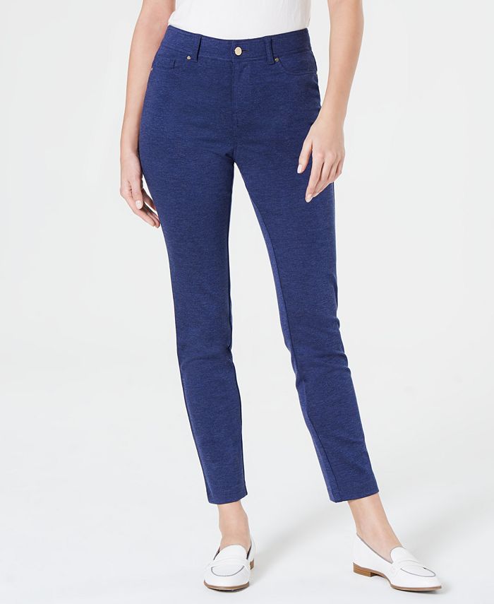 Charter Club High-Rise Ponte Skinny Pants, Created for Macy's & Reviews ...