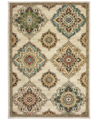 Oriental Weavers - Dawson 8334A Beige/Multi 5'3" x 7'6" Area Rug