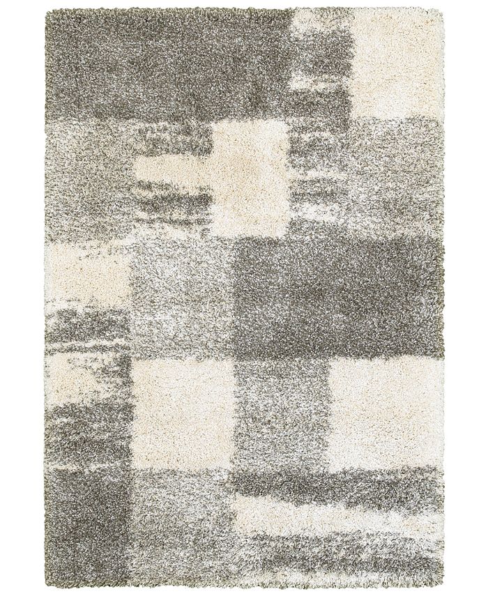 Oriental Weavers - Henderson Shag 5502H Ivory/Gray 5'3" x 7'6" Area Rug