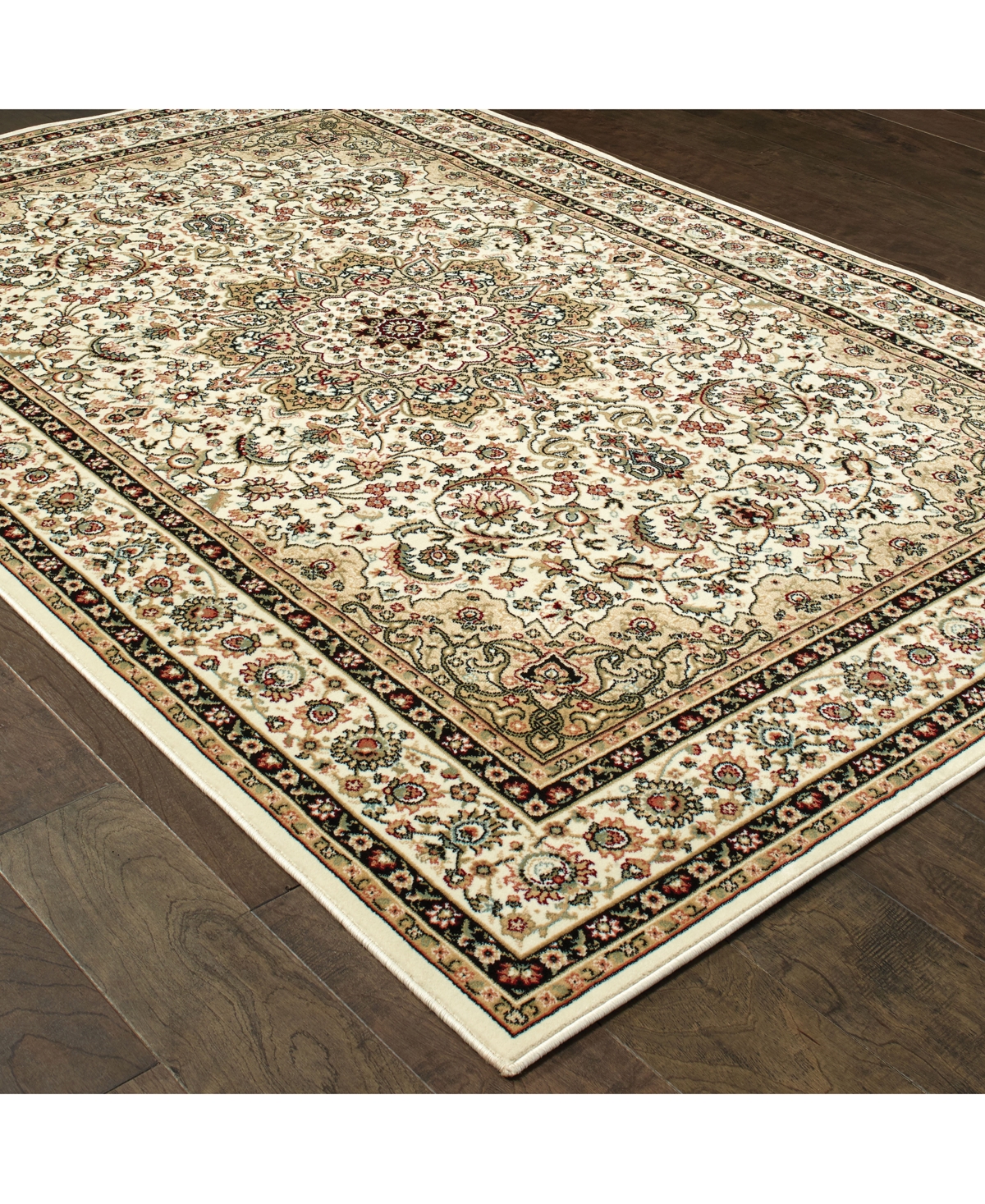 Closeout! Oriental Weavers Kashan 119WBeige Area Rug -Beige