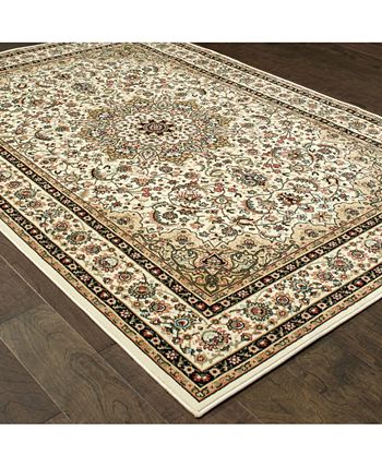 Oriental Weavers - Kashan 119W Ivory/Beige 9'10" x 12'10" Area Rug
