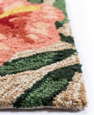 Ravella 2280 Tropical Neutral 3'6" x 5'6" Indoor/Outdoor Area Rug