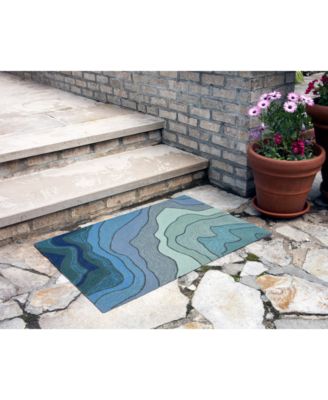 Ravella 2267 Mykonos Blue 7'6" x 9'6" Indoor/Outdoor Area Rug