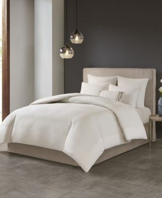 Natori Hanae Yarn-Dyed 3-Pc. Duvet Cover Set, King