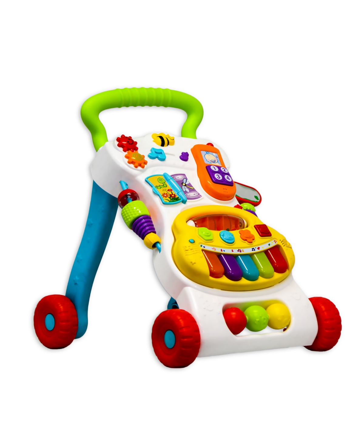 Winfun Babies' Grow With Me Musical Walker In White