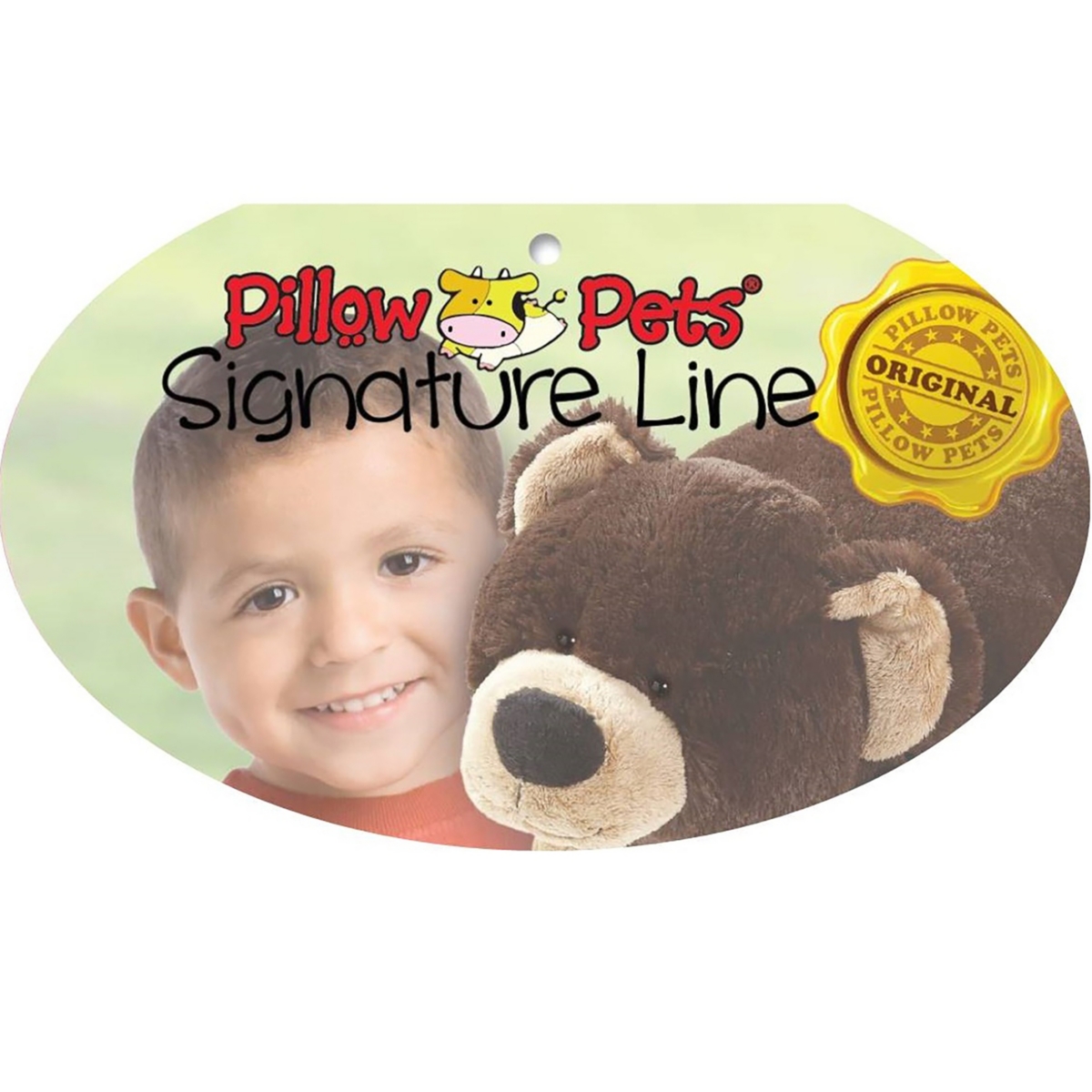 Shop Pillow Pets Signature Mr. Bear Stuffed Animal Plush Toy In Medium Bro