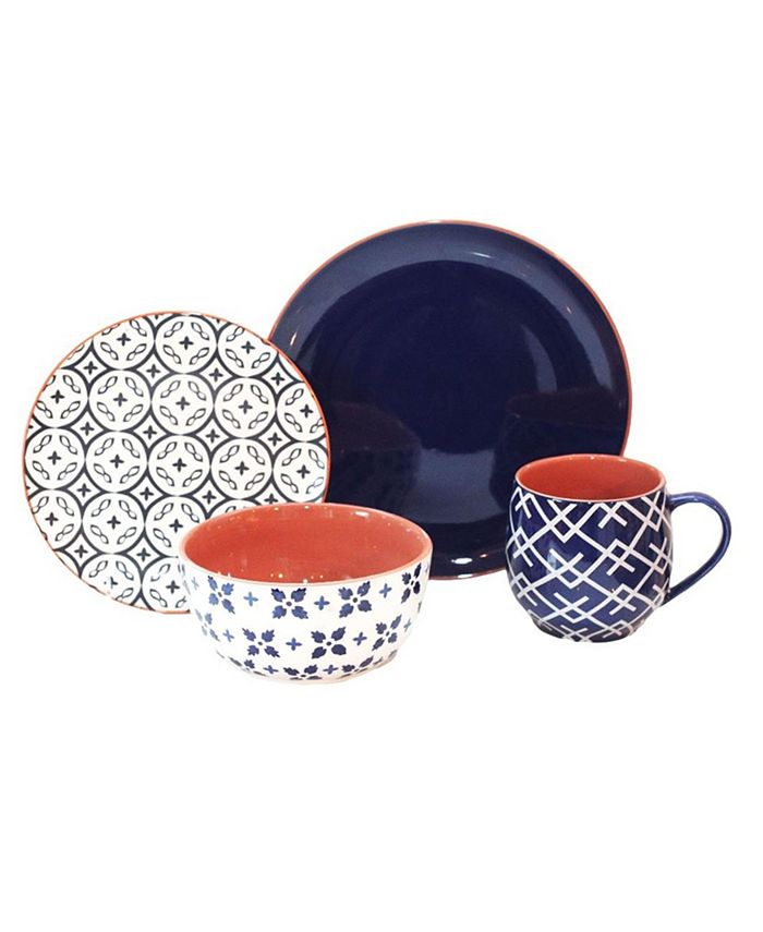 ESSEX MANUFACTURING INC Baum Corsair 16 Piece Dinnerware Set Macy's