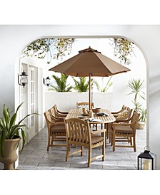 Bristol Teak Outdoor Dining Collection, Created for Macy's