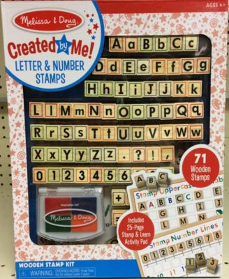 melissa and doug alphabet stamps