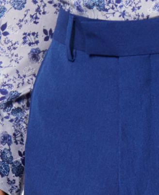 Nick Graham Men's Slim-Fit Stretch Hot Blue Suit