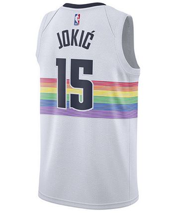 Nike Men's Nikola Jokic Denver Nuggets City Swingman Jersey 2018 - Macy's