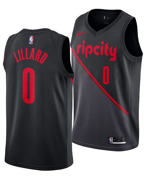 Nike Men S Damian Lillard Portland Trail Blazers City Swingman