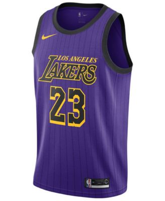 Nike Men's LeBron James Los Angeles Lakers City Swingman Jersey