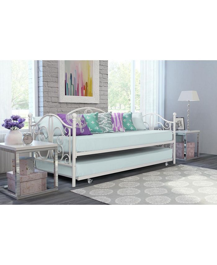 EveryRoom Bradford Twin Twin Metal Daybed and Twin Size Trundle Macy's