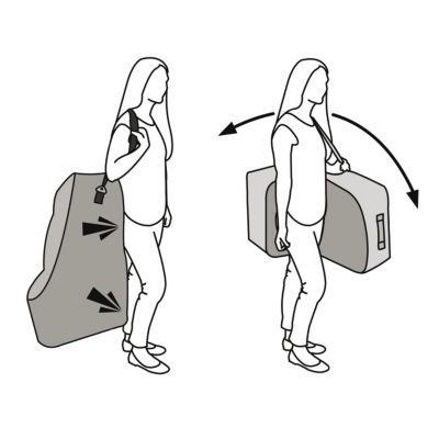 J.L. Childress Universal Side Carry Car Seat Travel Bag