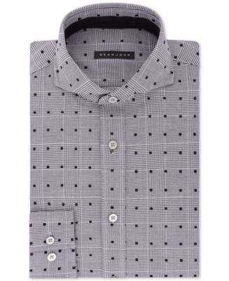 Sean John Men's Classic/Regular-Fit Multi-Check Dress Shirt - Macy's