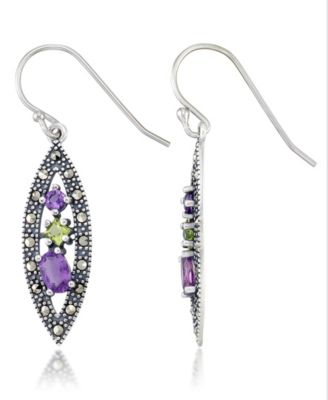 macys amethyst earrings