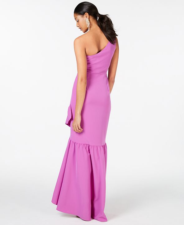 Vince camuto one shoulder ruffle dress new arrivals