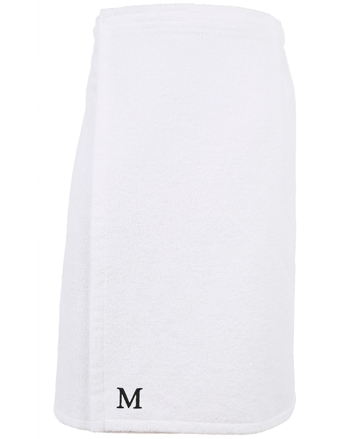 Linum Home 100% Turkish Cotton Terry Personalized Women's Bath Wrap In White