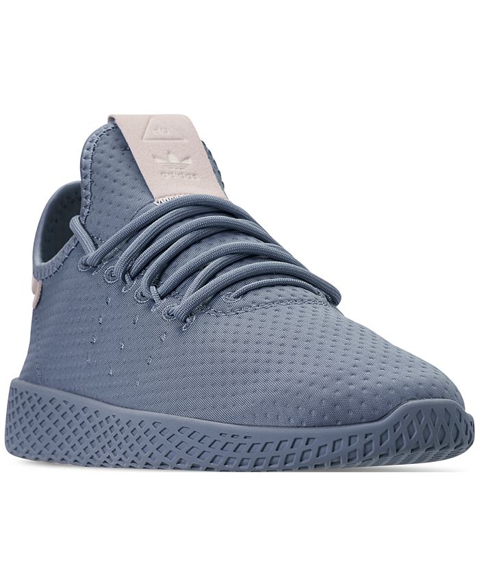 adidas gazelle silver green womens Adidas Pharrell Williams White Tennis HU Low Top Sneakers US12 – THE-ECHELON main image 1
