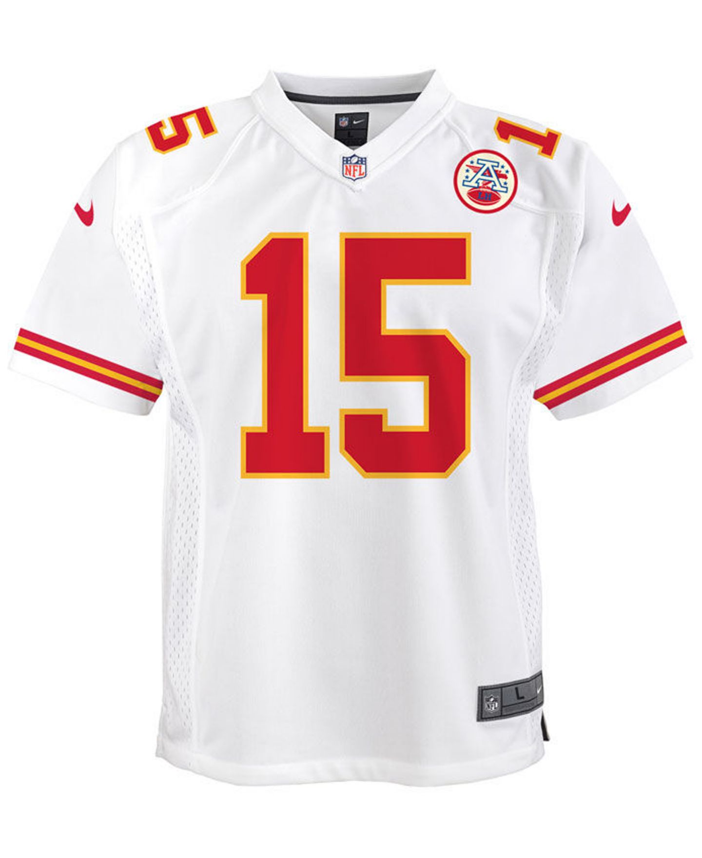 Детское джерси Nike Pat Mahomes Kansas City Chiefs Game, 8-20 лет, цвет: Красный — фото 4