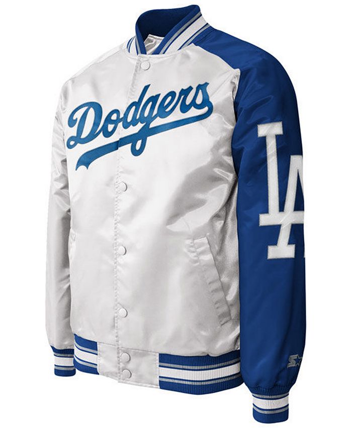 G-III Sports Men's Los Angeles Dodgers Dugout Starter Satin Jacket II ...