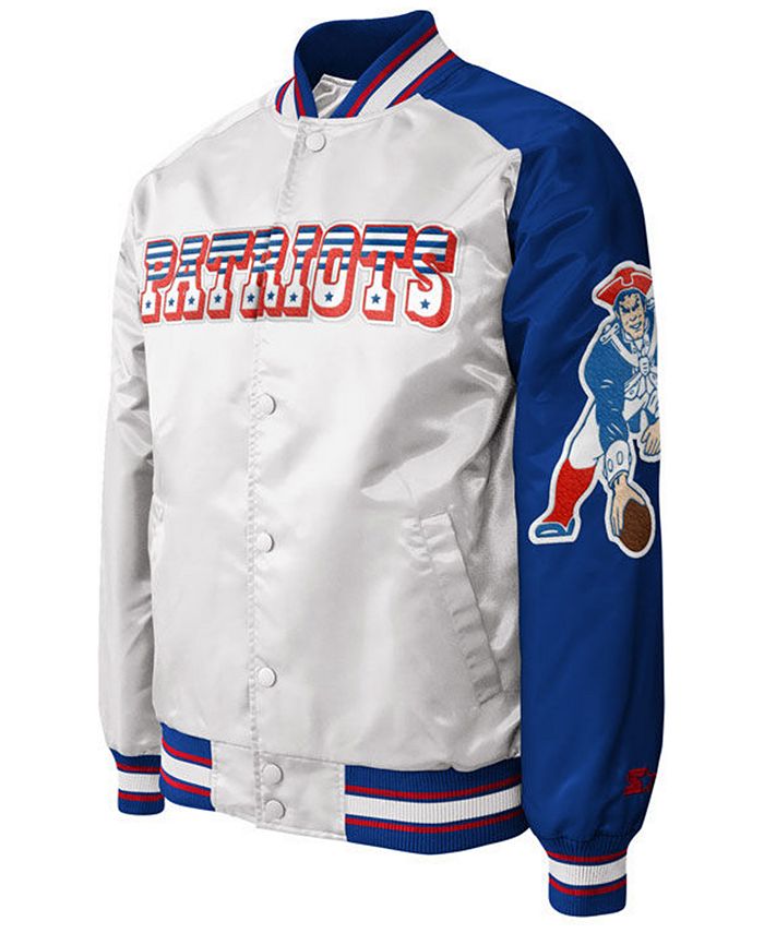 G-III Sports Men's New England Patriots Starter Dugout Championship Satin  Jacket - Macy's