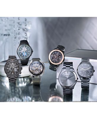 Eco-Drive Men's Analog-Digital Promaster Skyhawk A-T Black Stainless Steel Bracelet Watch 46mm