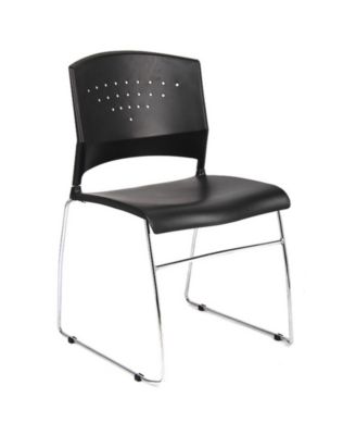 Stack Chair With Chrome Frame