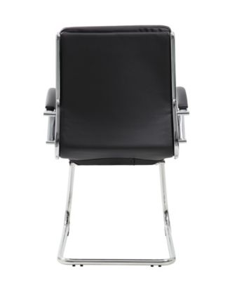 Executive CaressoftPlus Guest Chair with Chrome Finish