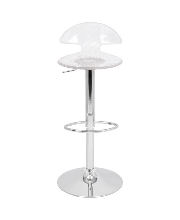 Lumisource Spyra Light Up and Height Adjustable Bar Stool Macy's