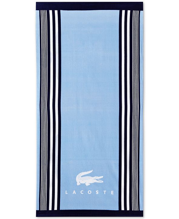 Lacoste Oki Cotton 36" x 72" Beach Towel & Reviews Bath Towels Bed