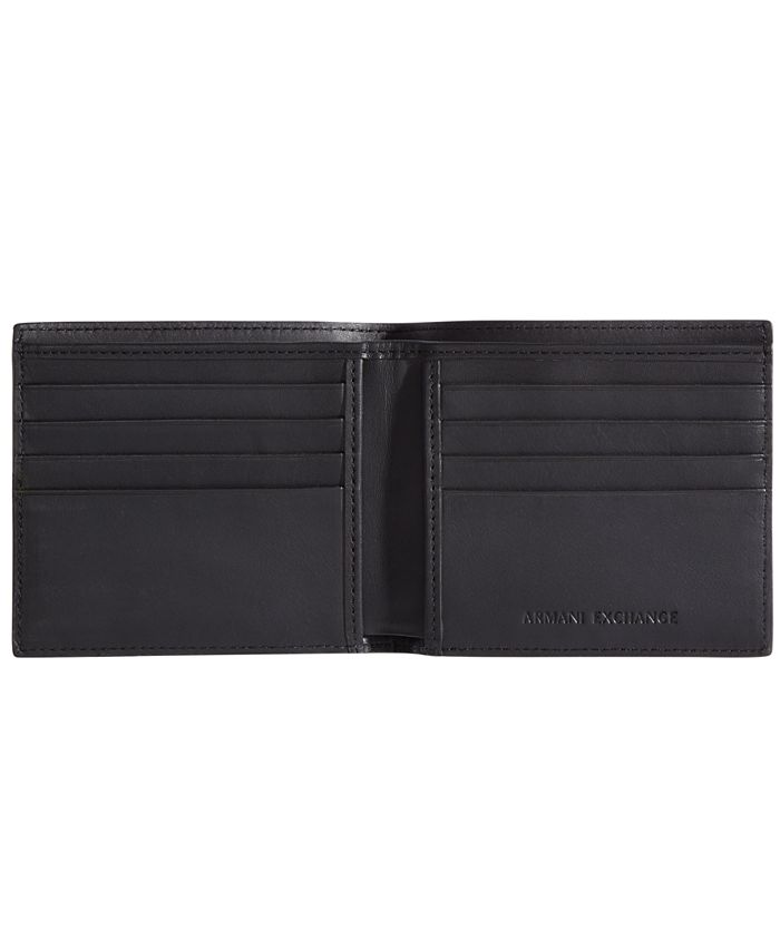 A|X Armani Exchange Men's Saffiano Leather Wallet & Reviews - All ...
