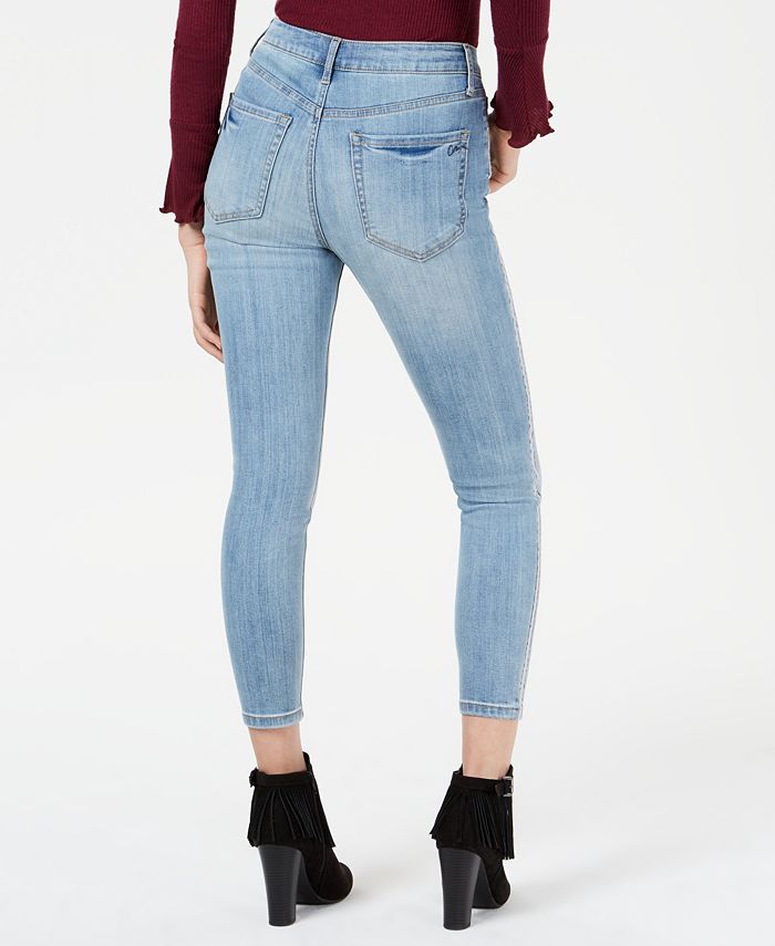 American Rag Juniors' Side-Stripe Skinny Jeans, Created for Macy's ...