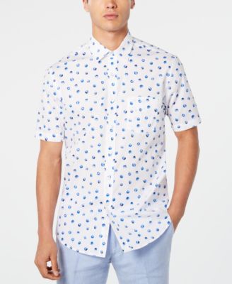 Club Room - Men's Floral Graphic Shirt