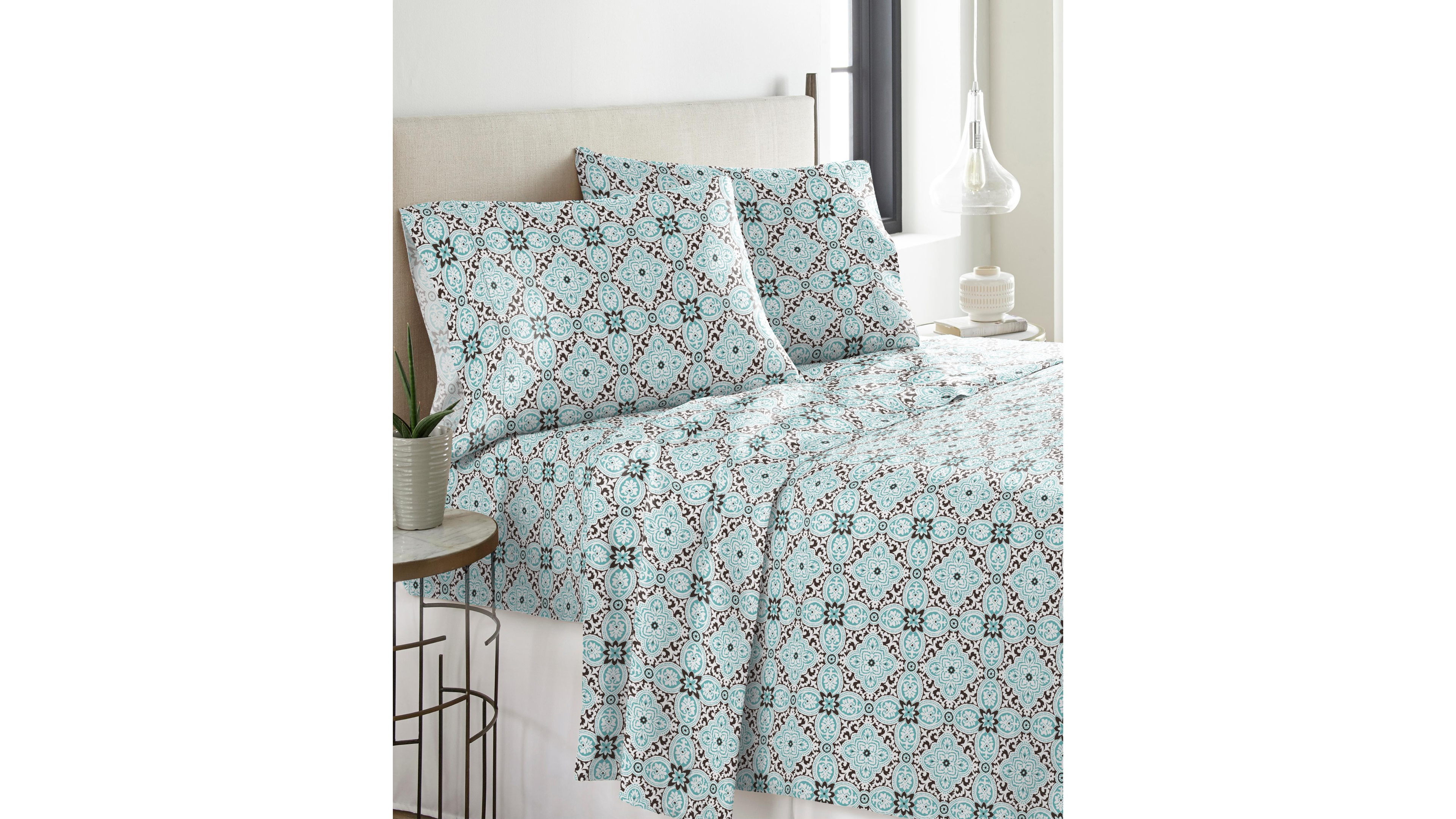 Pointehaven Ankara Heavy Weight Cotton Flannel Sheet Set, Twin Xl