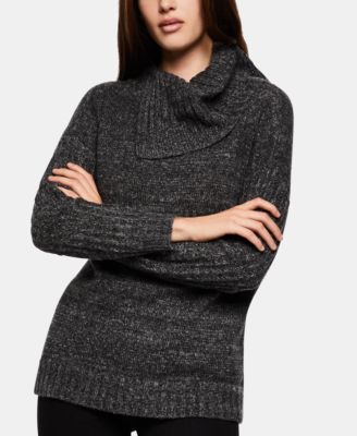 BCBGeneration - Asymmetrical Cowl-Neck Sweater