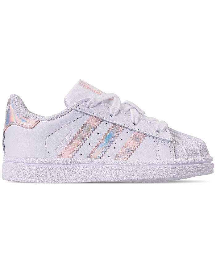 adidas Toddler Girls' Superstar Sneakers from Finish Line - Macy's
