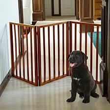Freestanding Wooden Pet Gate
