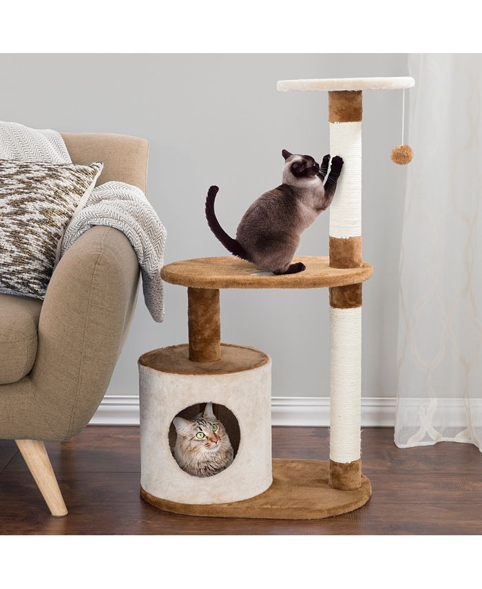 PetMaker Cat Tree Condo 3 Tier By Petmaker Macy's
