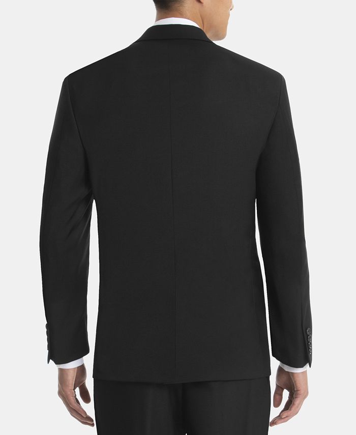 Lauren Ralph Lauren Men's UltraFlex Classic-Fit Black Wool Jacket - Macy's