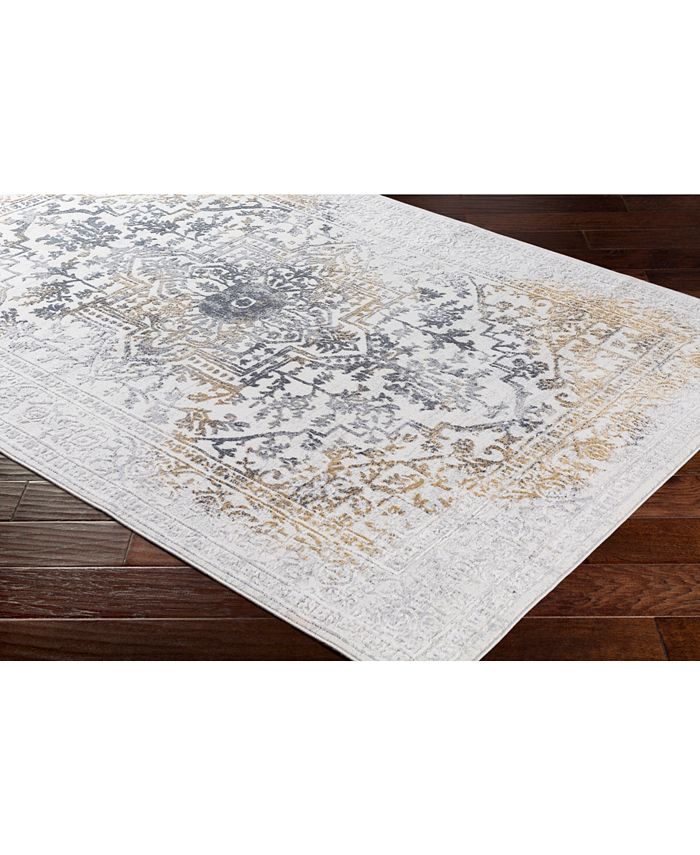 Surya Aisha AIS2308 Charcoal 6'7" x 9'6" Area Rug Macy's