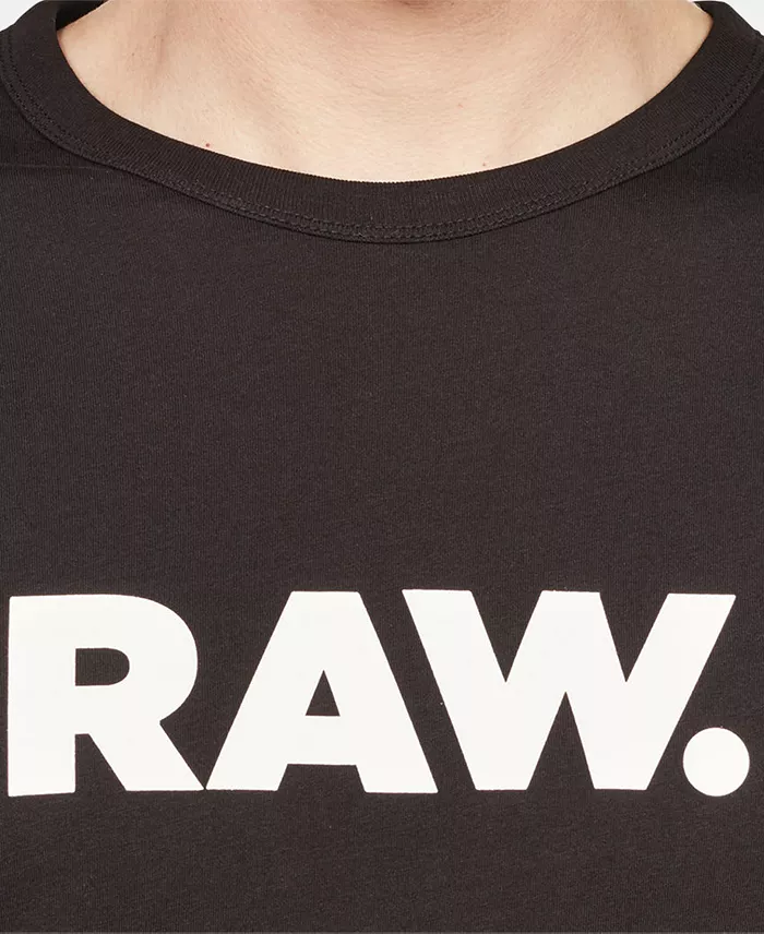 Men's Holorn RAW Graphic Logo Crewneck T-Shirt - thumbnail 4