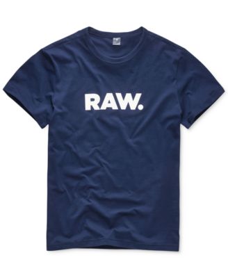 Men's Holorn RAW Graphic Logo Crewneck T-Shirt