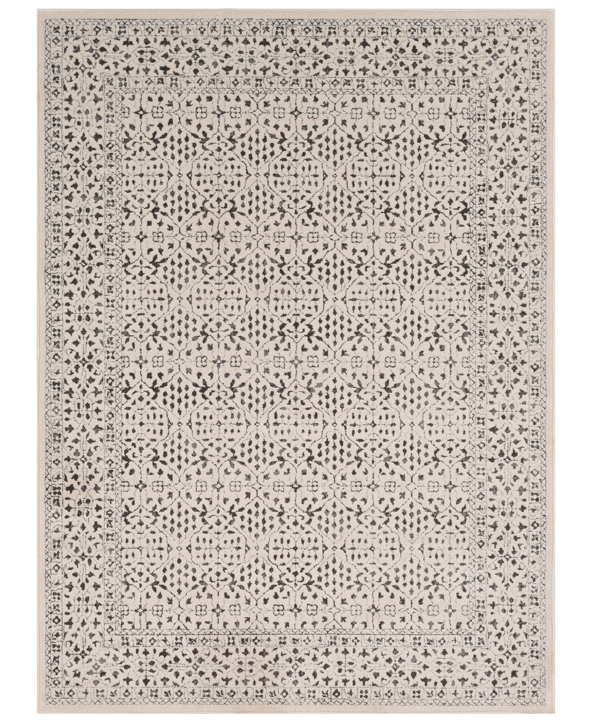Surya Bahar Bhr-2308 Medium Gray 7'10in x 10'3in Area Rug - Medium Gray