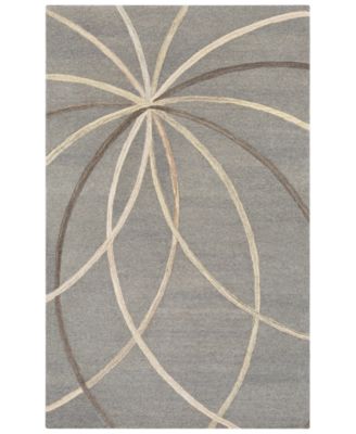 Livabliss - Forum FM-7217 Medium Gray 5' x 8' Area Rug