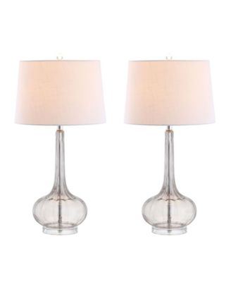 Bette Glass Teardrop LED Table Lamp - Set of 2