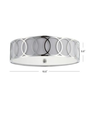 Aubrey 3-Light Metal Led Flush Mount