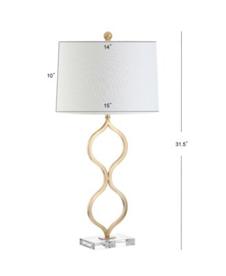 Levi Metal or Crystal Led Table Lamp